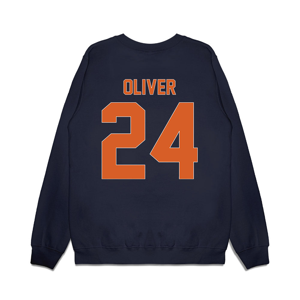 Wheaton IL - NCAA Women's Basketball : Kate Oliver - Vintage Basketball Premium Crewneck Sweatshirt-1