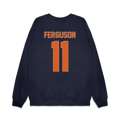 Wheaton IL - NCAA Men's Basketball : Ty Ferguson - Vintage Basketball Premium Crewneck Sweatshirt-1