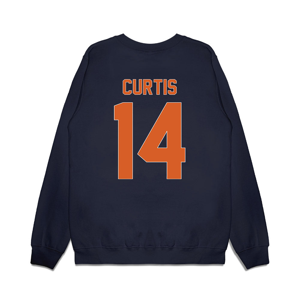Wheaton IL - NCAA Women's Basketball : Mikaela Curtis - Vintage Basketball Premium Crewneck Sweatshirt-1
