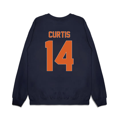 Wheaton IL - NCAA Women's Basketball : Mikaela Curtis - Vintage Basketball Premium Crewneck Sweatshirt-1