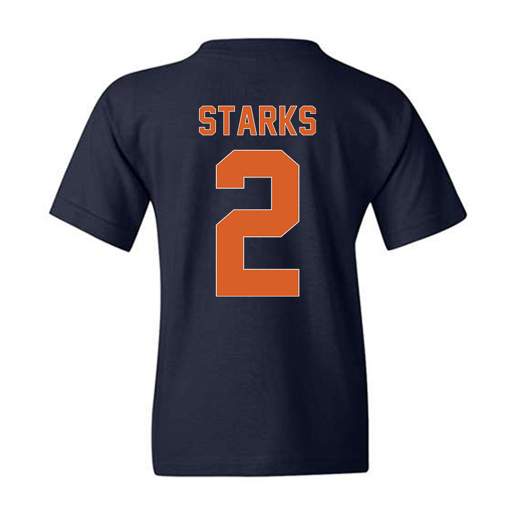 Wheaton IL - NCAA Men's Basketball : Cooper Starks - Vintage Basketball Youth T-Shirt-1