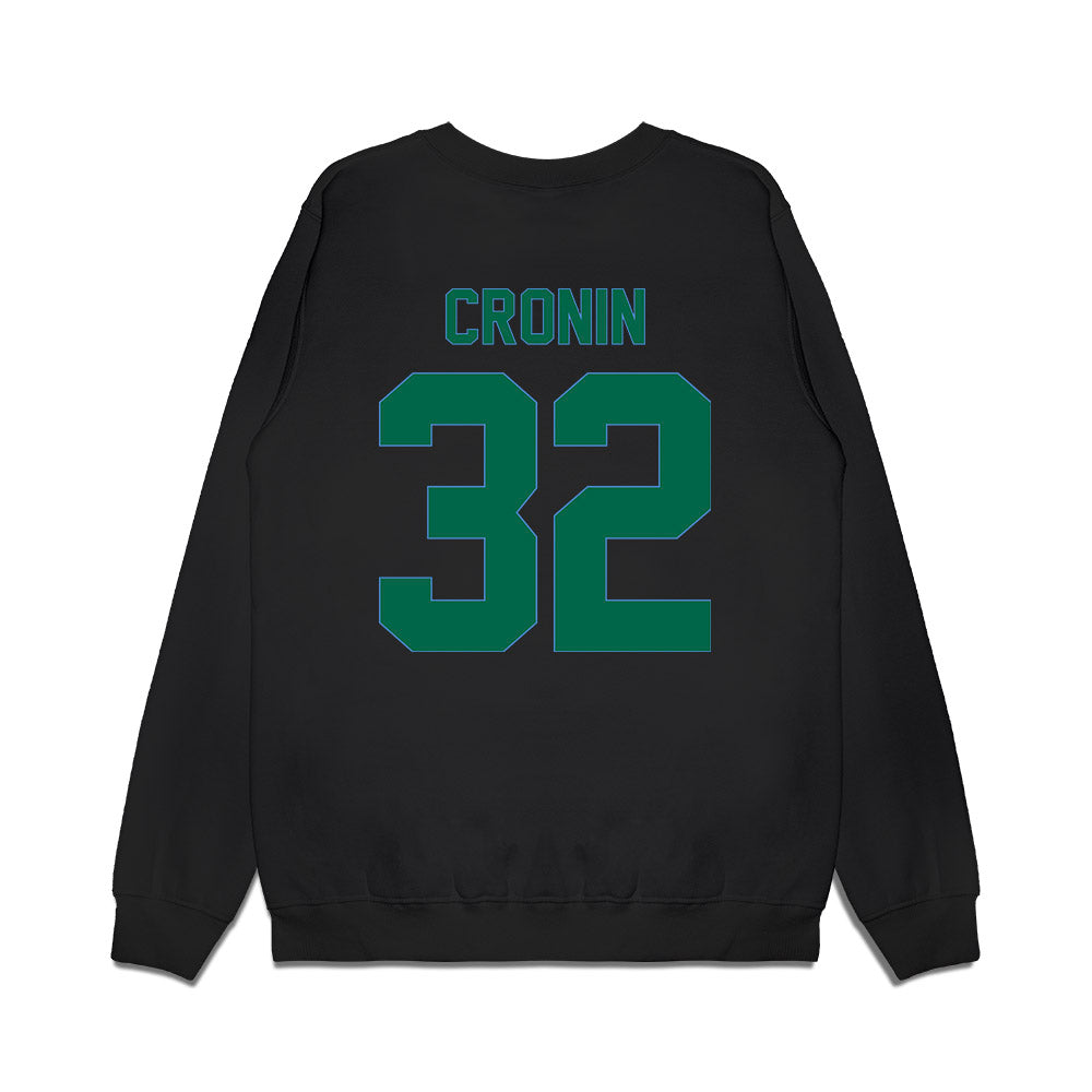 Tulane - NCAA Men's Basketball : Luke Cronin - Vintage Shersey Premium Crewneck Sweatshirt-1