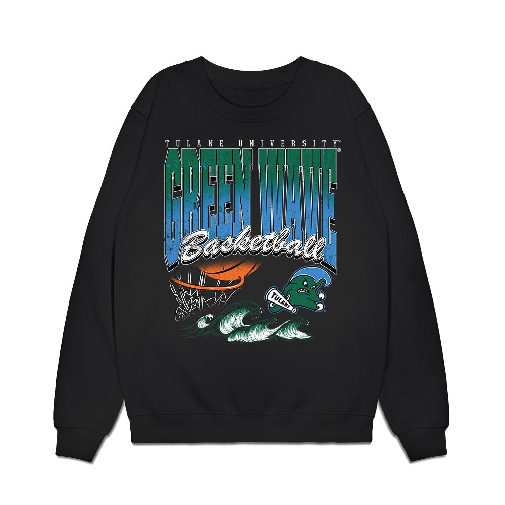 Tulane - NCAA Men's Basketball : Luke Cronin - Vintage Shersey Premium Crewneck Sweatshirt-0