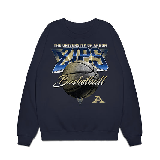 Akron - NCAA Men's Basketball : Rich Brisco - Vintage Premium Crewneck Sweatshirt-0