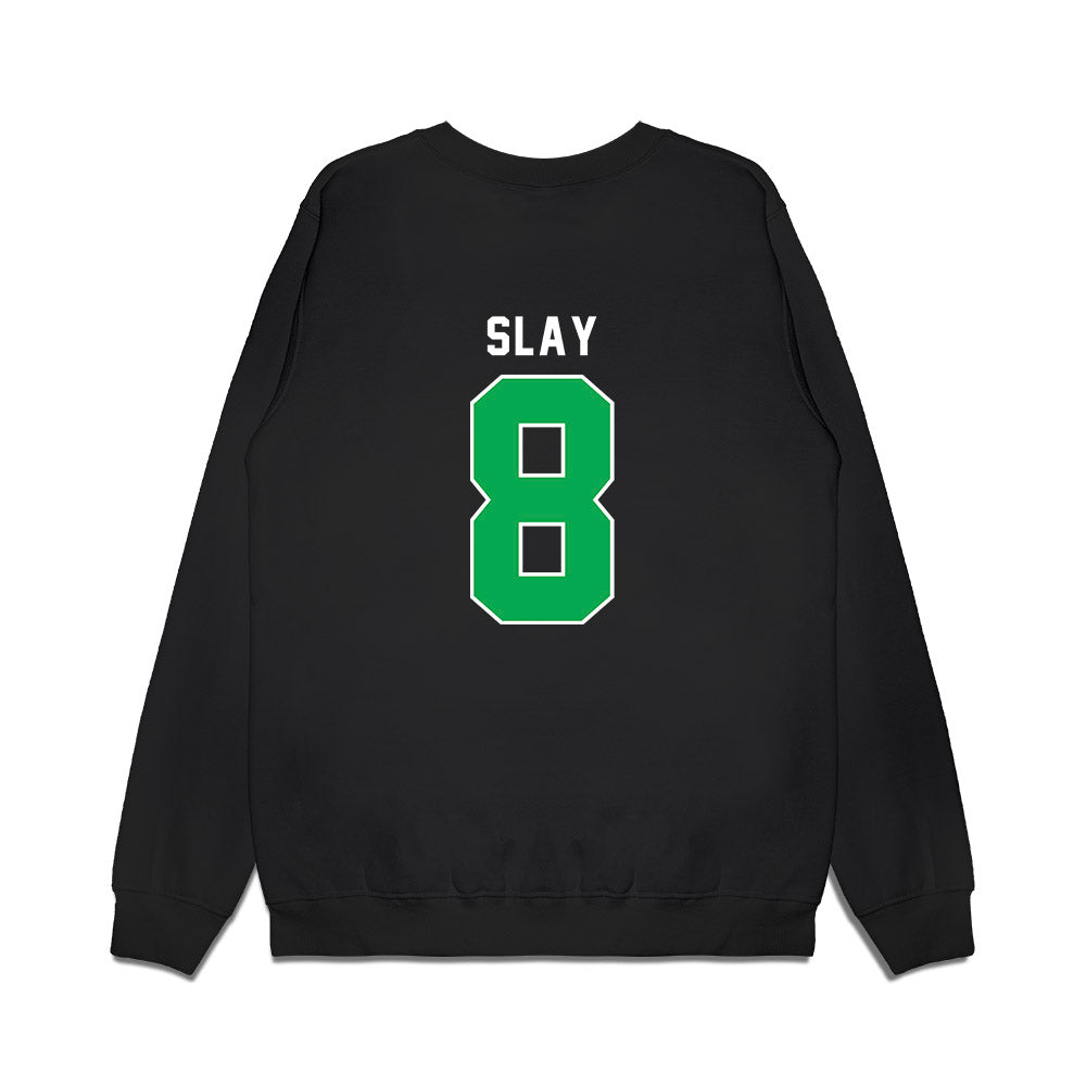 Marshall - NCAA Men's Basketball : Bryce Slay - Vintage Basketball Premium Crewneck Sweatshirt-1