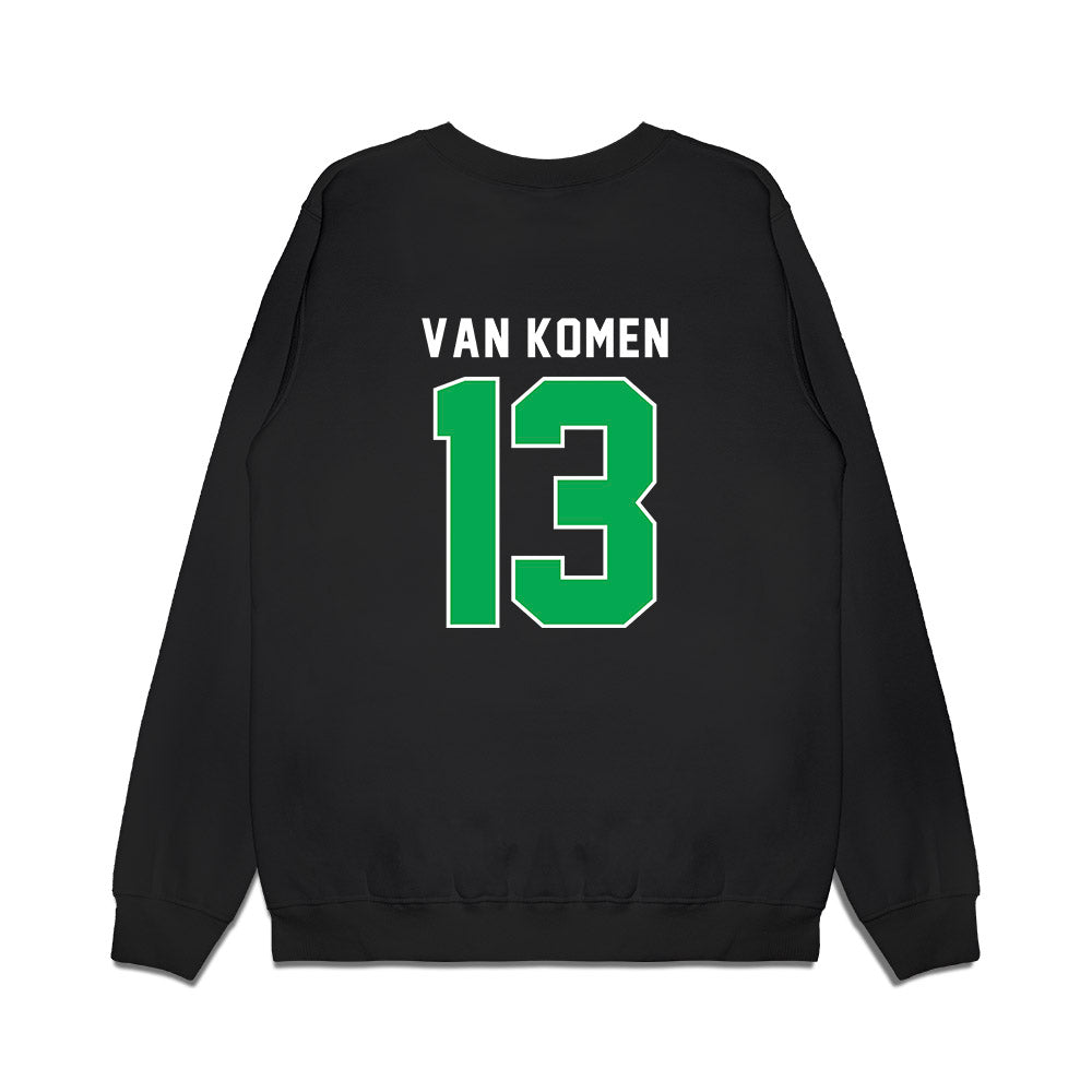 Marshall - NCAA Men's Basketball : Matthew Van Komen - Vintage Basketball Premium Crewneck Sweatshirt-1