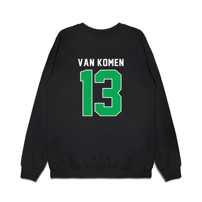 Marshall - NCAA Men's Basketball : Matthew Van Komen - Vintage Basketball Premium Crewneck Sweatshirt-1