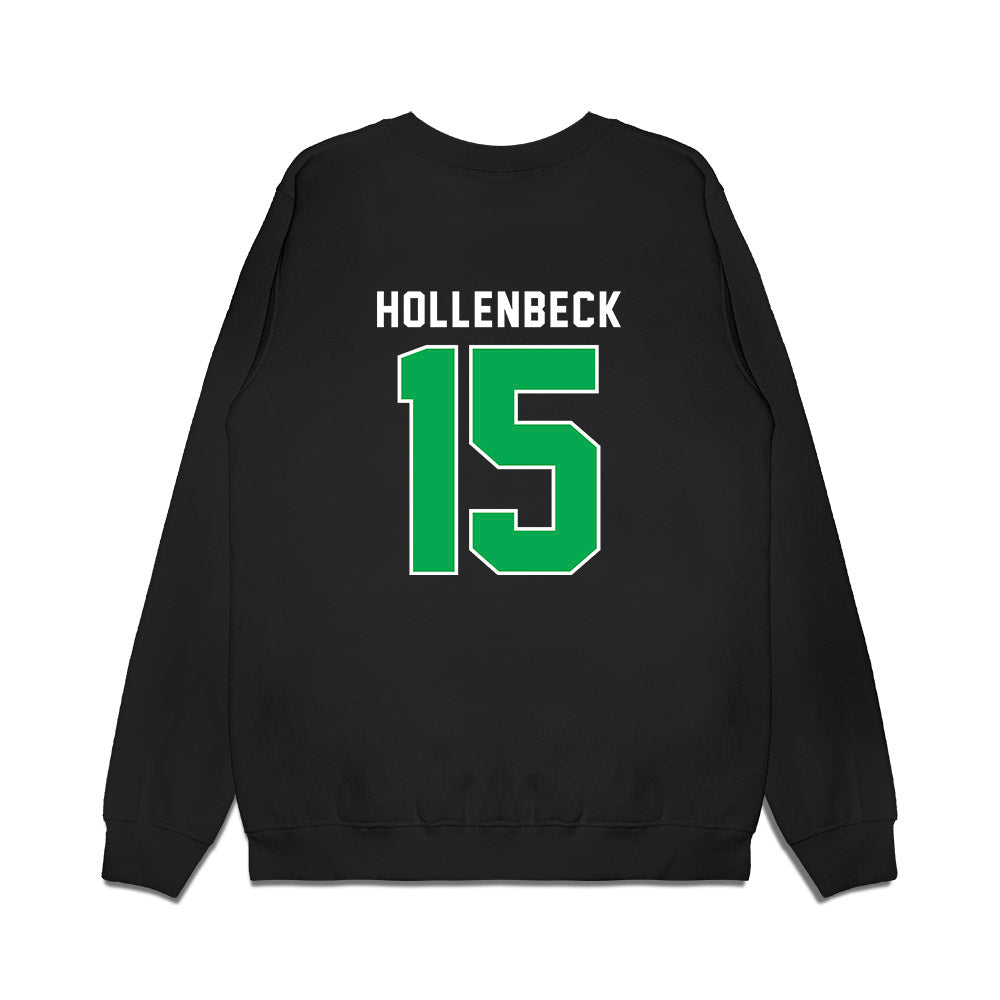 Marshall - NCAA Men's Basketball : Caleb Hollenbeck - Vintage Basketball Premium Crewneck Sweatshirt-1