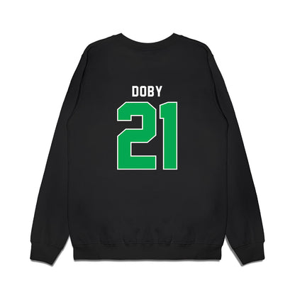 Marshall - NCAA Women's Basketball : Emari Doby - Vintage Basketball Premium Crewneck Sweatshirt-1