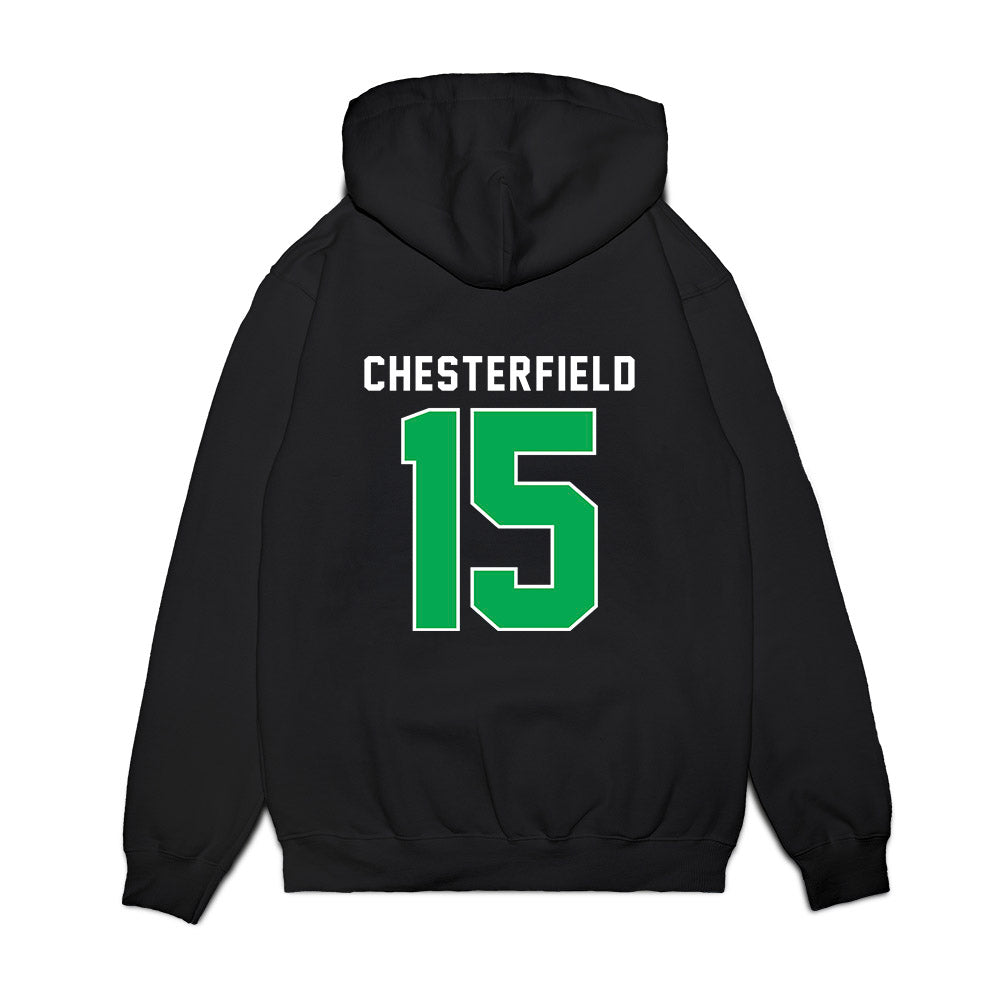 Marshall - NCAA Women's Basketball : Nikiah Chesterfield - Vintage Basketball Premium Hooded Sweatshirt-1