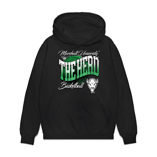 Marshall - NCAA Men's Basketball : Kai Spears - Vintage Basketball Premium Hooded Sweatshirt-0