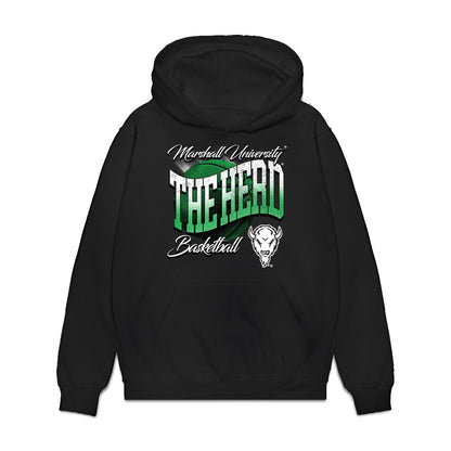 Marshall - NCAA Women's Basketball : Emily Bratton - Vintage Basketball Premium Hooded Sweatshirt-0