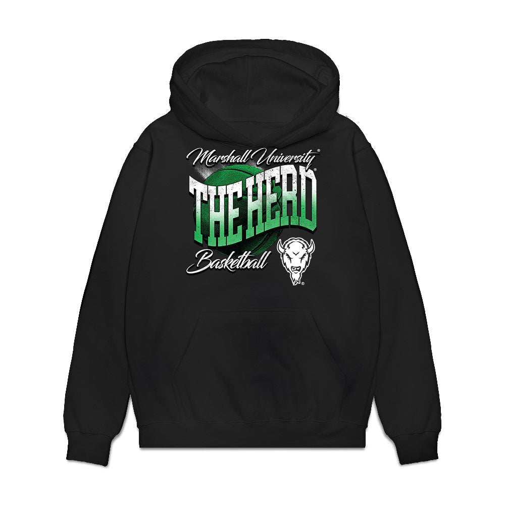 Marshall - NCAA Women's Basketball : Peytom Ilderton - Vintage Basketball Premium Hooded Sweatshirt-0