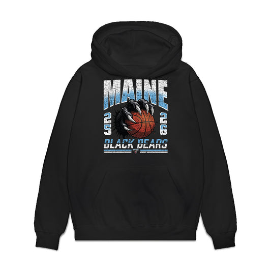 Maine - NCAA Men's Basketball : Killian Gribben - Vintage Basketball Premium Hooded Sweatshirt-0