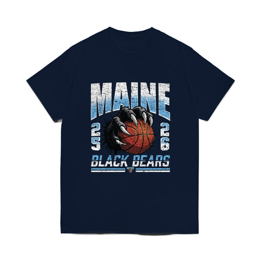Maine - NCAA Men's Basketball : Keelan Steele - Vintage Basketball Comfort Colors T-Shirt-0