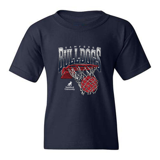 Samford - NCAA Men's Basketball : Jaxon Pollard - Vintage Basketball Youth T-Shirt-0