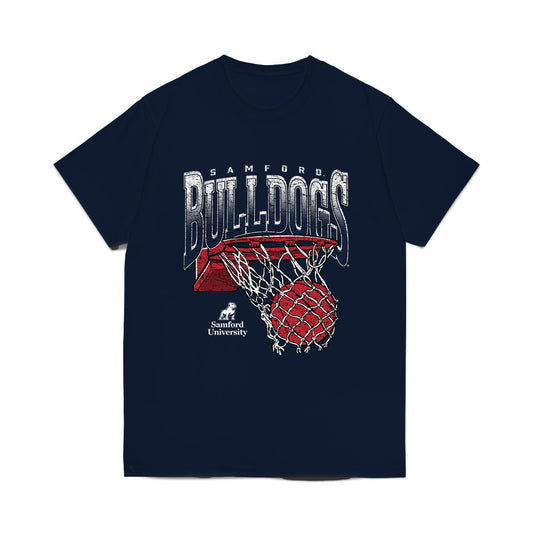 Samford - NCAA Men's Basketball : JD Gossett - Vintage Basketball Comfort Colors T-Shirt-0