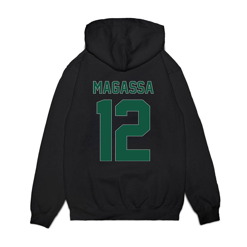 Cleveland State - NCAA Women's Basketball : Ayisse Magassa - Vintage Shersey Premium Hooded Sweatshirt-1