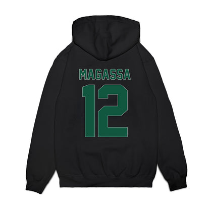 Cleveland State - NCAA Women's Basketball : Ayisse Magassa - Vintage Shersey Premium Hooded Sweatshirt-1