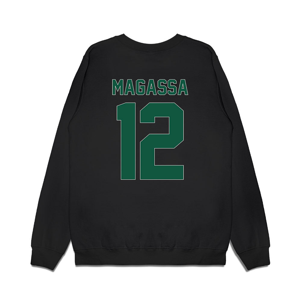 Cleveland State - NCAA Women's Basketball : Ayisse Magassa - Vintage Shersey Premium Crewneck Sweatshirt-1