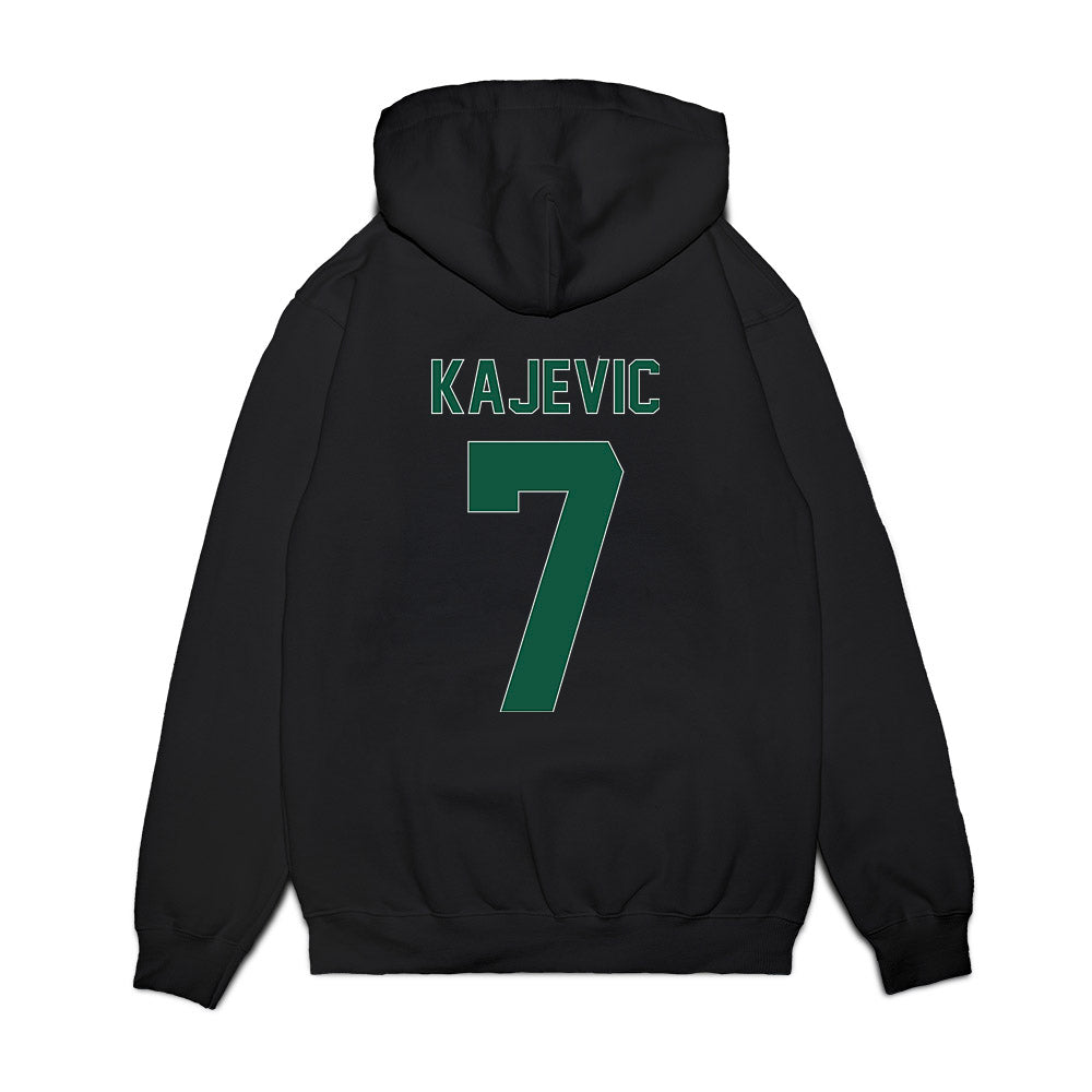 Cleveland State - NCAA Women's Basketball : Hanna Medina Kajevic - Vintage Shersey Premium Hooded Sweatshirt-1