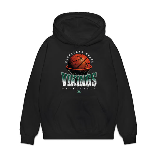 Cleveland State - NCAA Men's Basketball : Foster Wonders - Vintage Shersey Premium Hooded Sweatshirt-0