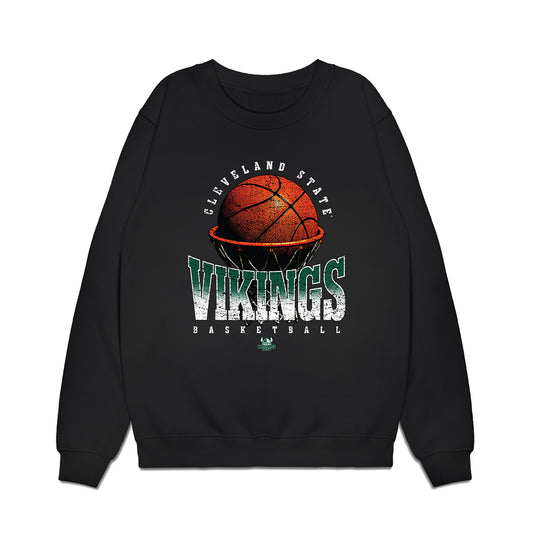 Cleveland State - NCAA Men's Basketball : Tre Beard - Vintage Shersey Premium Crewneck Sweatshirt-0