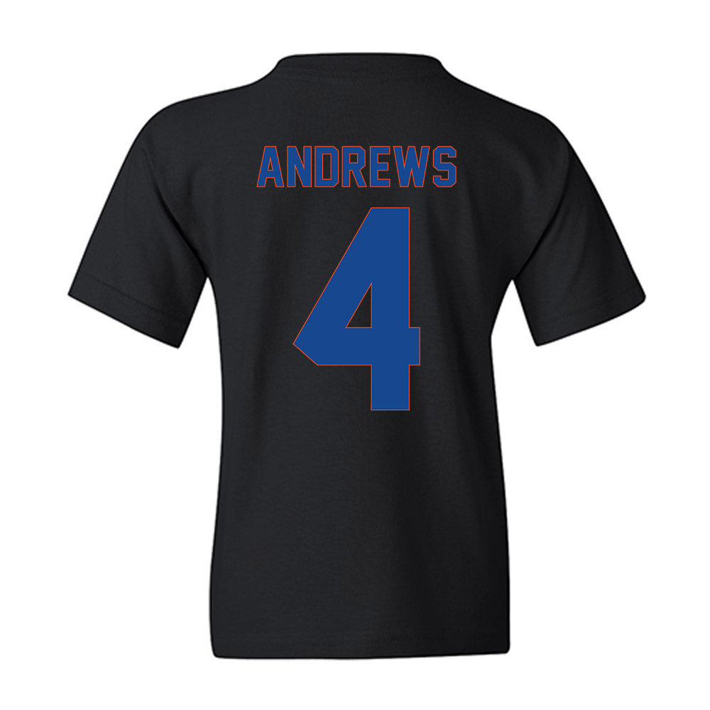 Boise State - NCAA Men's Basketball : Dylan Andrews - Vintage Shersey Youth T-Shirt-1