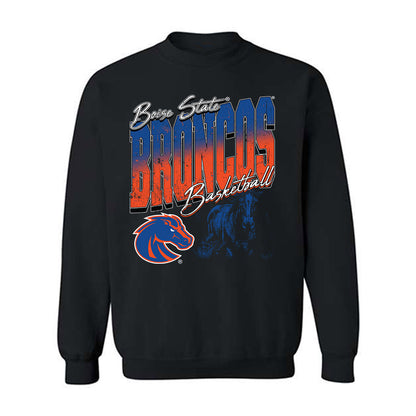 Boise State - NCAA Men's Basketball : Javan Buchanan - Vintage Shersey Crewneck Sweatshirt-0