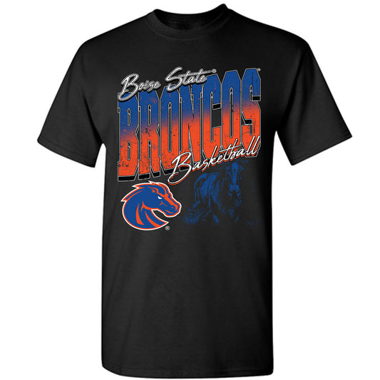 Boise State - NCAA Men's Basketball : Ethan Lathan - Vintage Shersey T-Shirt-0