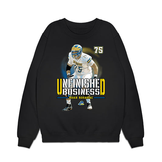 Delaware - NCAA Football : Noah Rosahac - Unfinished Business Premium Crewneck Sweatshirt-0