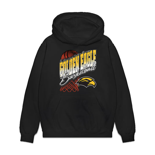 Southern Miss - NCAA Men's Basketball : Tylik Weeks - Graphic Premium Hooded Sweatshirt-0