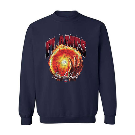 Liberty - NCAA Women's Basketball : Avery Mills - Vintage Shersey Crewneck Sweatshirt-0