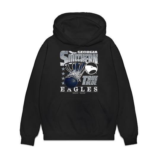 Georgia Southern - NCAA Men's Basketball : Dallas Gardner - Vintage Premium Hooded Sweatshirt-0