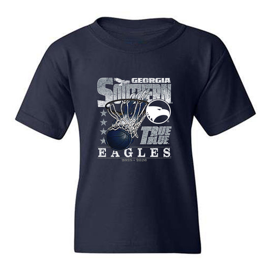 Georgia Southern - NCAA Women's Basketball : Destini Ward - Vintage Youth T-Shirt-0