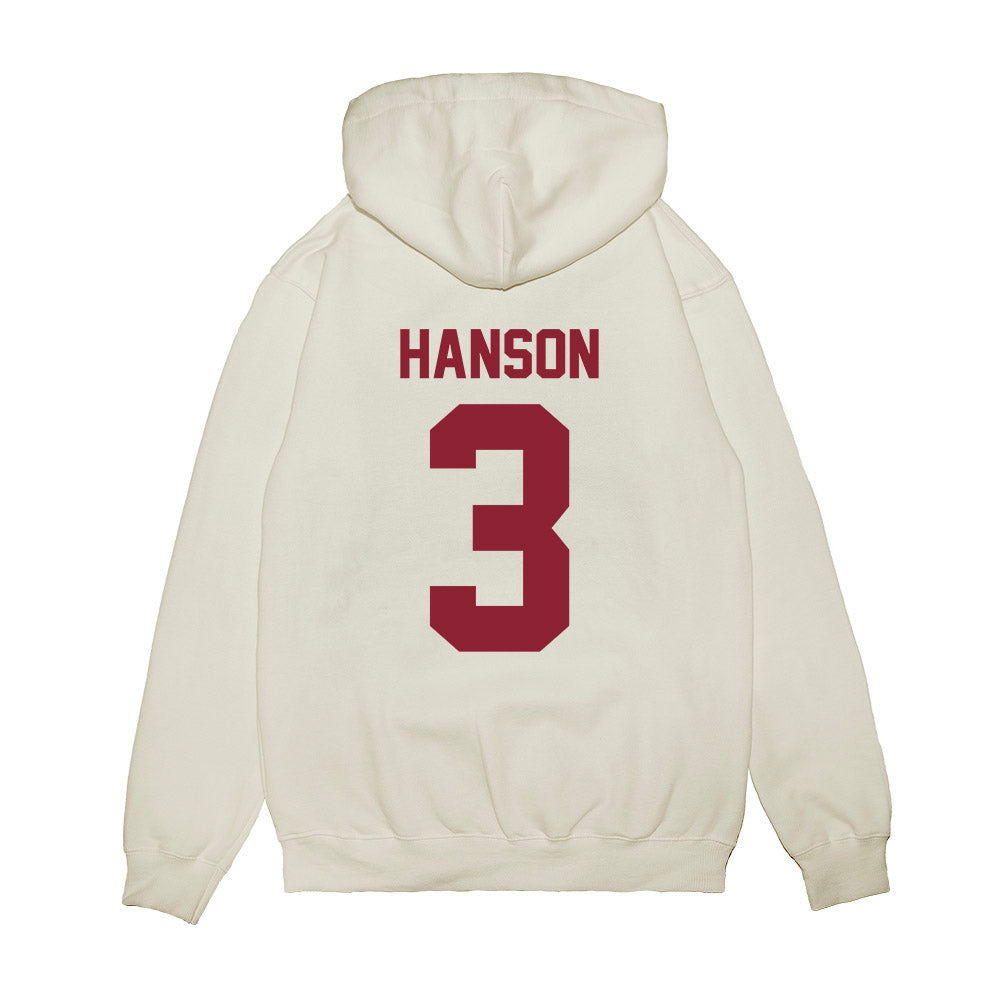 UMN Duluth - NCAA Men's Basketball : Kole Hanson - Vintage Premium Hooded Sweatshirt-1