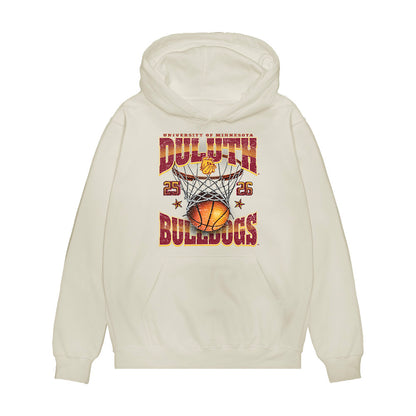 UMN Duluth - NCAA Men's Basketball : Billy DeMars - Vintage Premium Hooded Sweatshirt-0