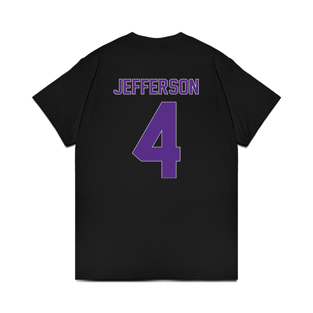 North Alabama - NCAA Men's Basketball : Canin Jefferson - Vintage Basketball Comfort Colors T-Shirt-1