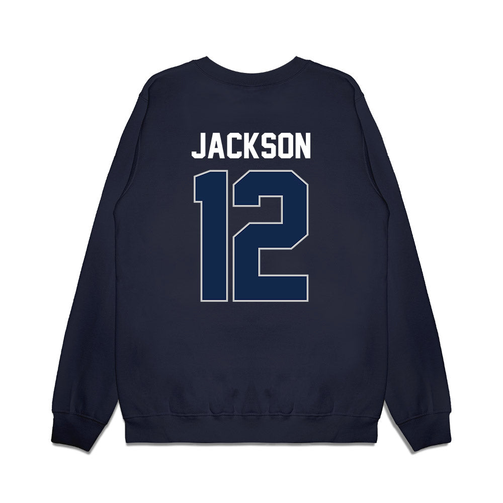 Butler - NCAA Women's Basketball : Saniya Jackson - Vintage Basketball Premium Crewneck Sweatshirt-1