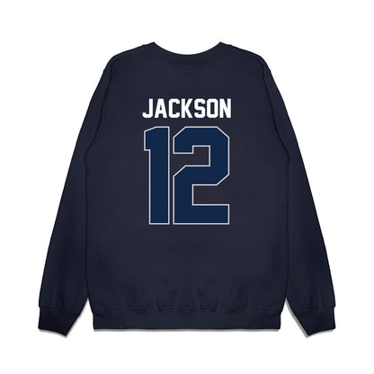 Butler - NCAA Women's Basketball : Saniya Jackson - Vintage Basketball Premium Crewneck Sweatshirt-1