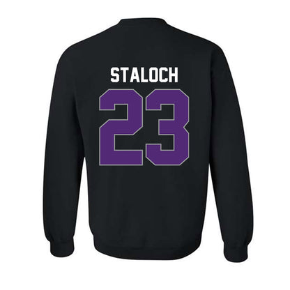 UST - NCAA Women's Basketball : Morgan Staloch - Vintage Shersey Crewneck Sweatshirt-1