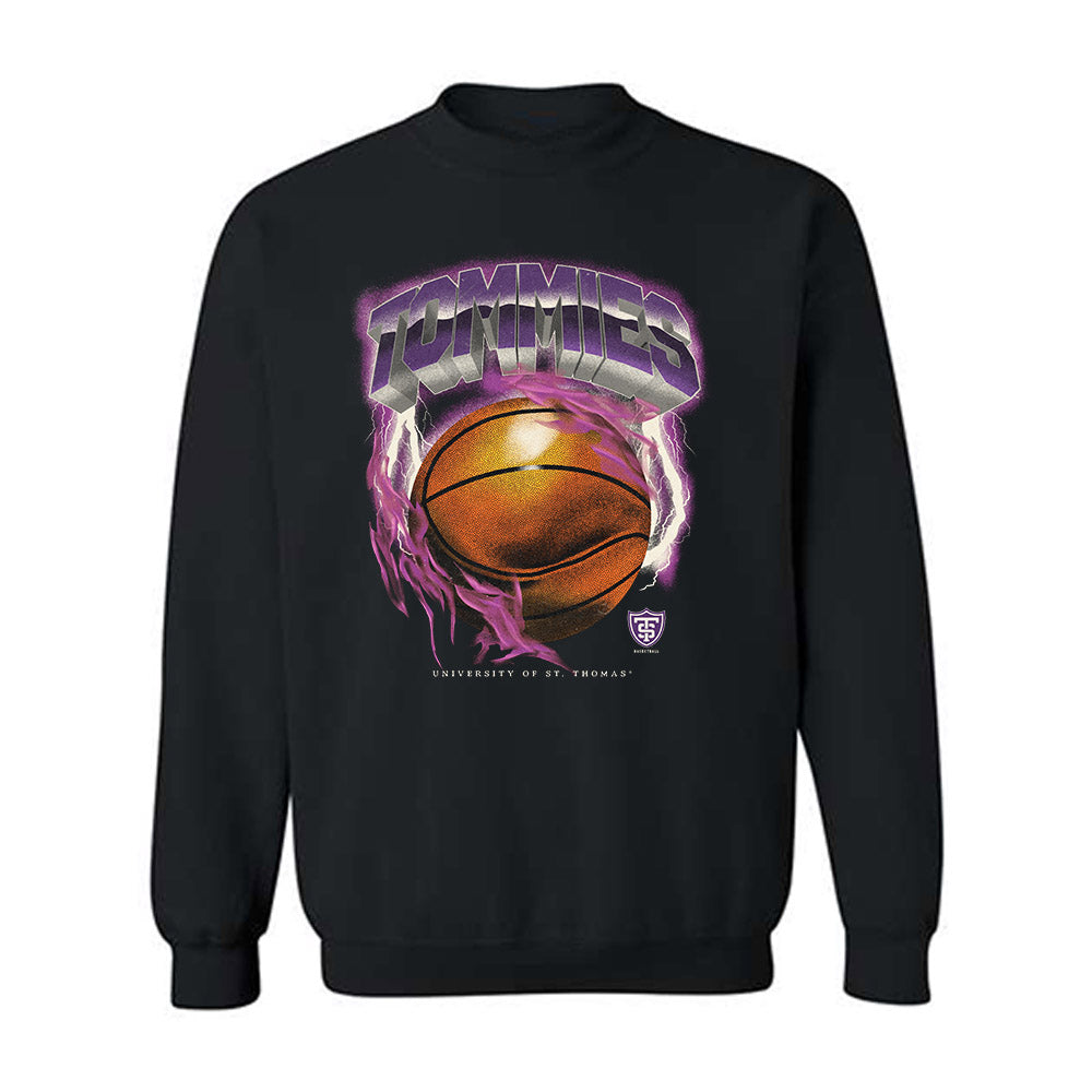UST - NCAA Women's Basketball : Morgan Staloch - Vintage Shersey Crewneck Sweatshirt-0