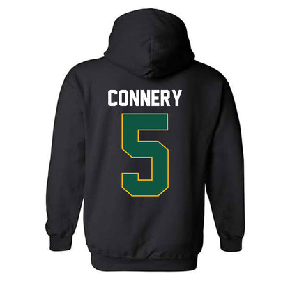 William & Mary - NCAA Men's Basketball : Ethan Connery - Vintage Shersey Hooded Sweatshirt-1