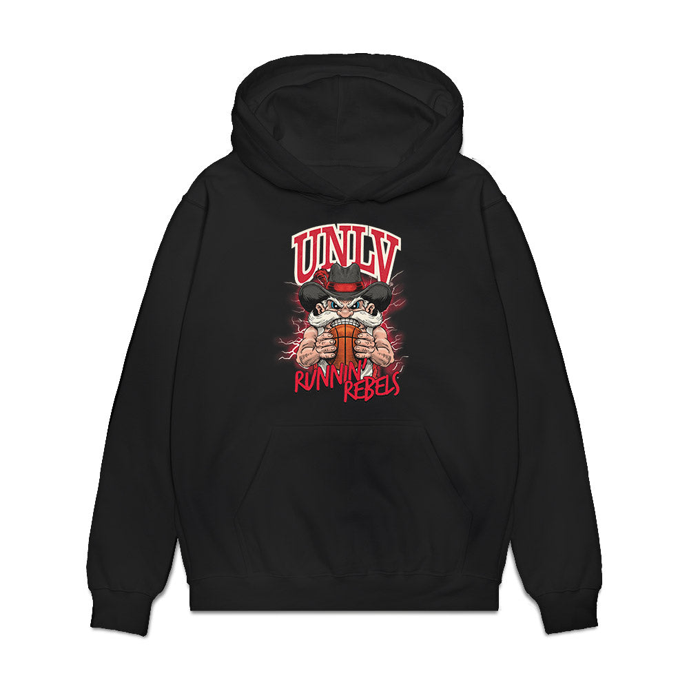 UNLV - NCAA Men's Basketball : Tyrin Jones - Vintage Shersey Premium Hooded Sweatshirt-0