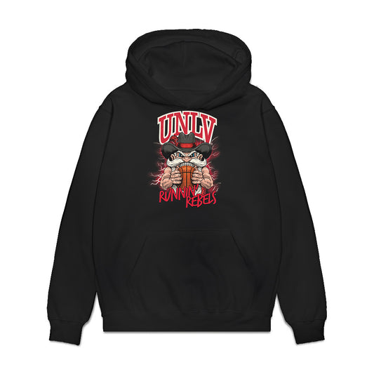UNLV - NCAA Men's Basketball : Issac Williamson - Vintage Shersey Premium Hooded Sweatshirt-0