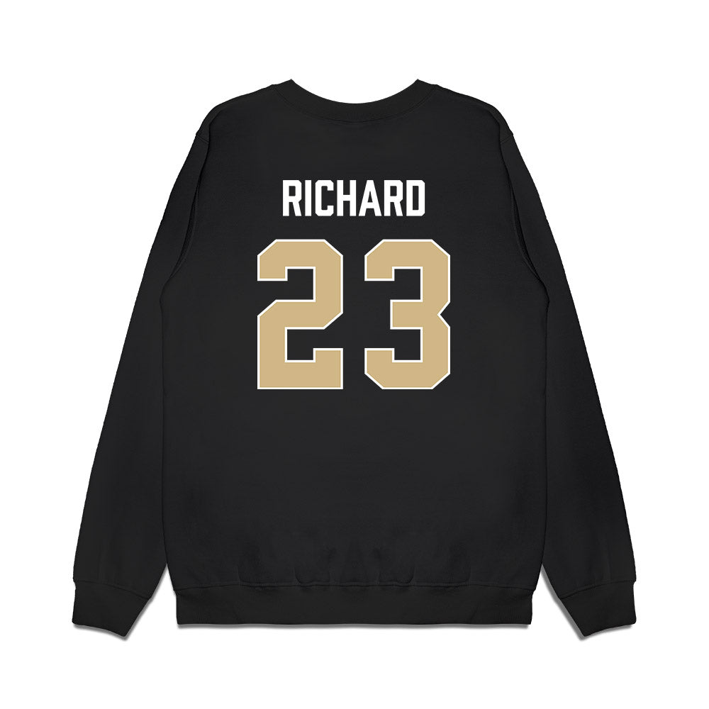 PFW - NCAA Men's Basketball : Solomon Richard - Vintage Basketball Premium Crewneck Sweatshirt-1