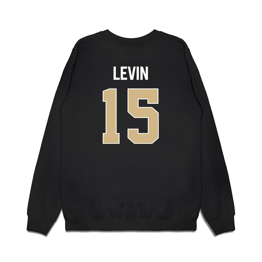 PFW - NCAA Men's Basketball : Yuval Levin - Vintage Basketball Premium Crewneck Sweatshirt-1