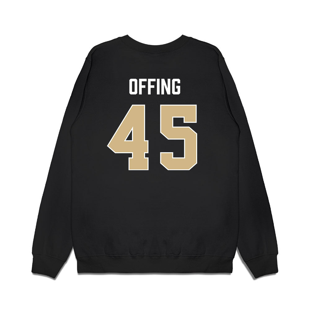 PFW - NCAA Women's Basketball : Hillary Offing - Vintage Basketball Premium Crewneck Sweatshirt-1