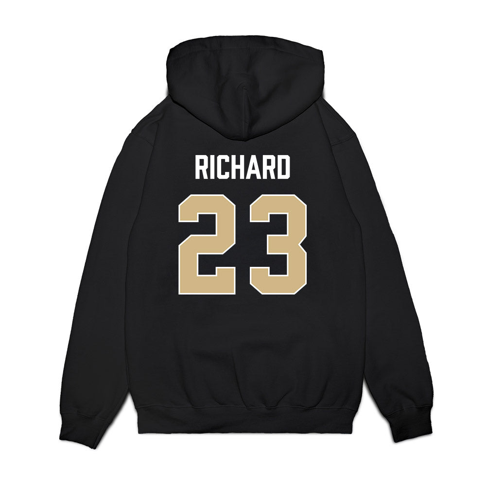 PFW - NCAA Men's Basketball : Solomon Richard - Vintage Basketball Premium Hooded Sweatshirt-1