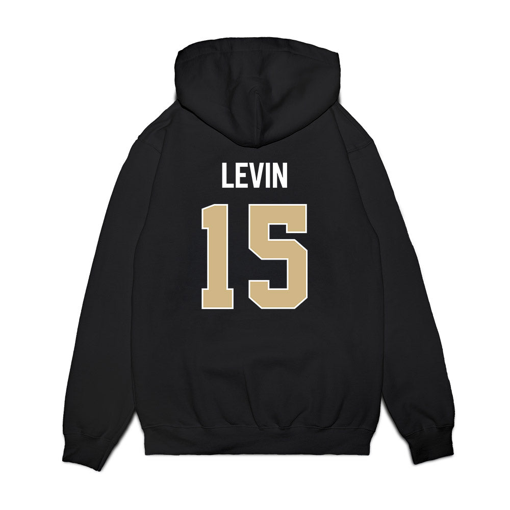 PFW - NCAA Men's Basketball : Yuval Levin - Vintage Basketball Premium Hooded Sweatshirt-1